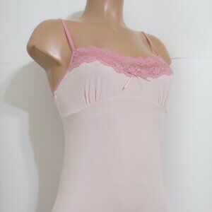 ⭐For Bundles Only⭐ Victoria's Secret Modal / Lace Chemise Light Pink M